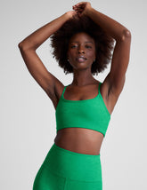 green sports bra
