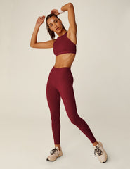 red powerbeyond midi leggings.