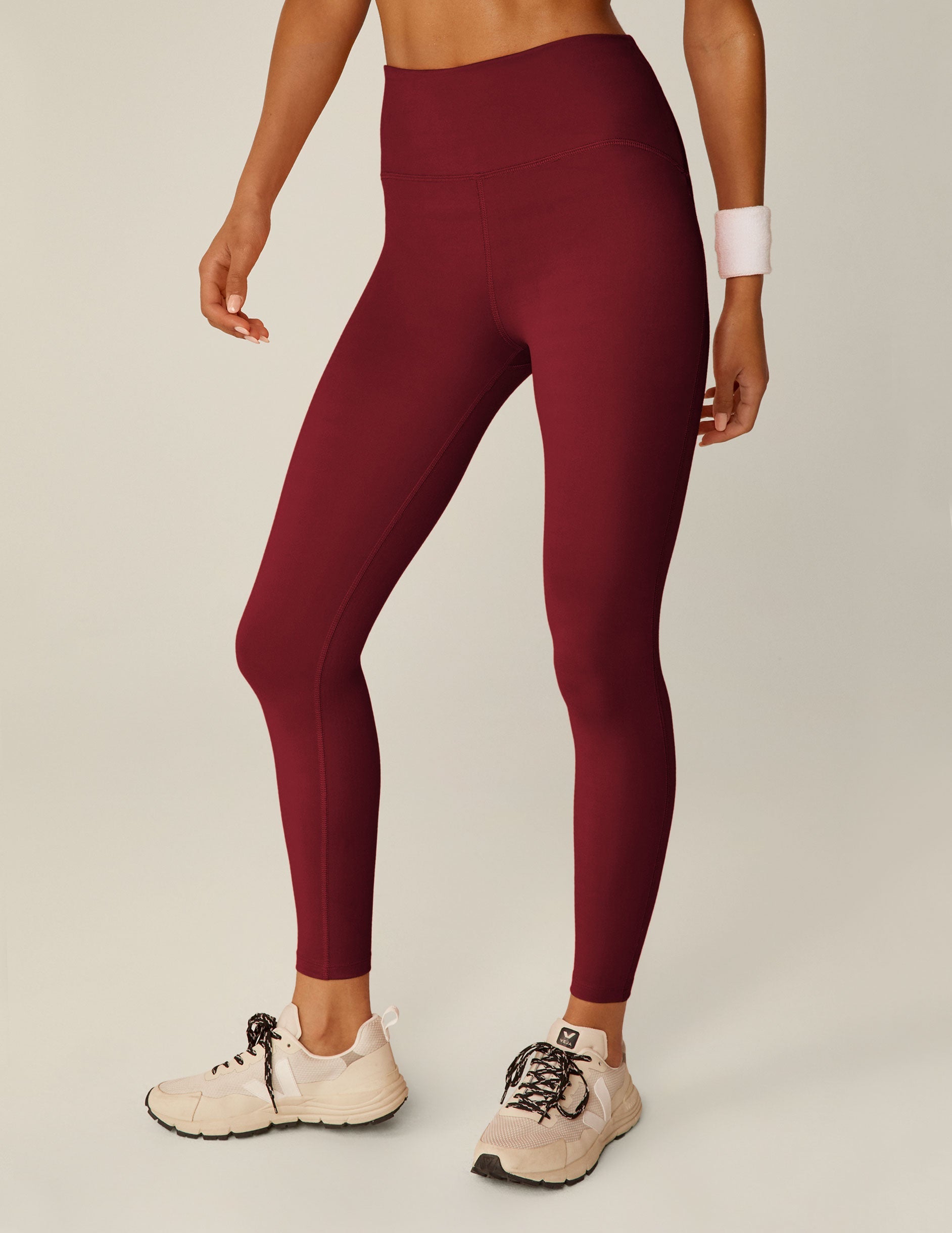 red powerbeyond midi leggings.