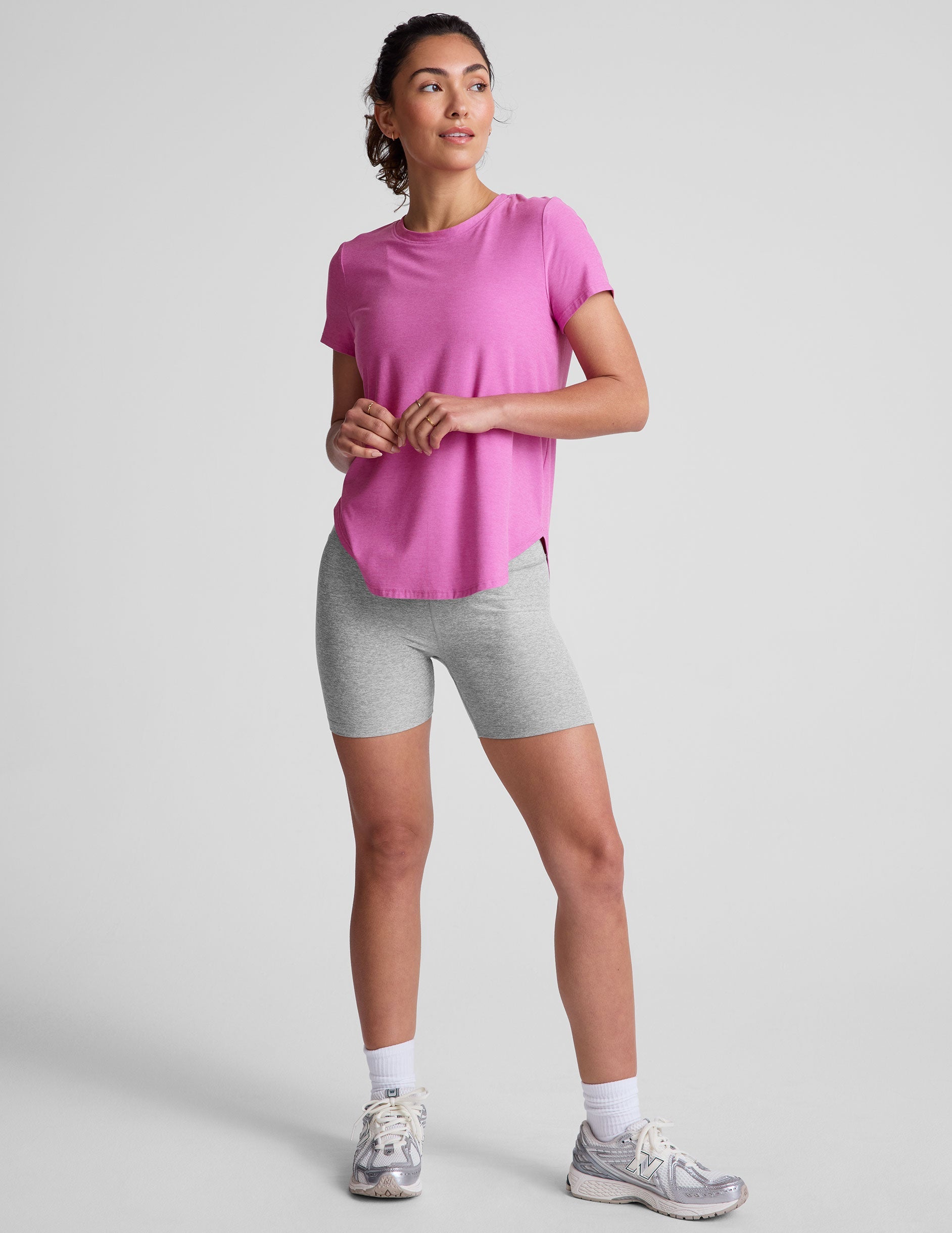 pink relaxed fit t-shirt.