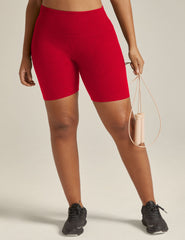 red biker short